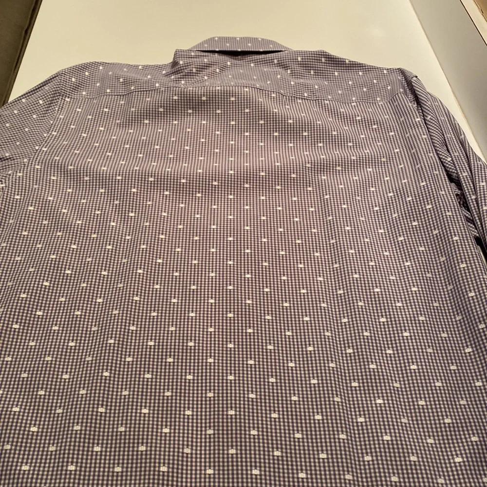 Mens Bugatchi print button down - Picture 5 of 6